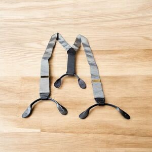 Portfolio Perry Ellis adjustable suspenders, leather and silk